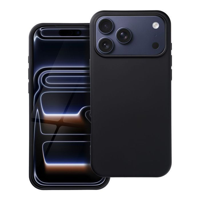 Futerał SILICONE do IPHONE 17 Pro Max czarny