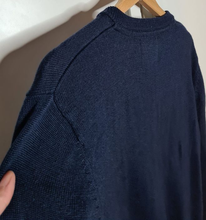Made by Monkeys męski sweter XL granatowy wełna