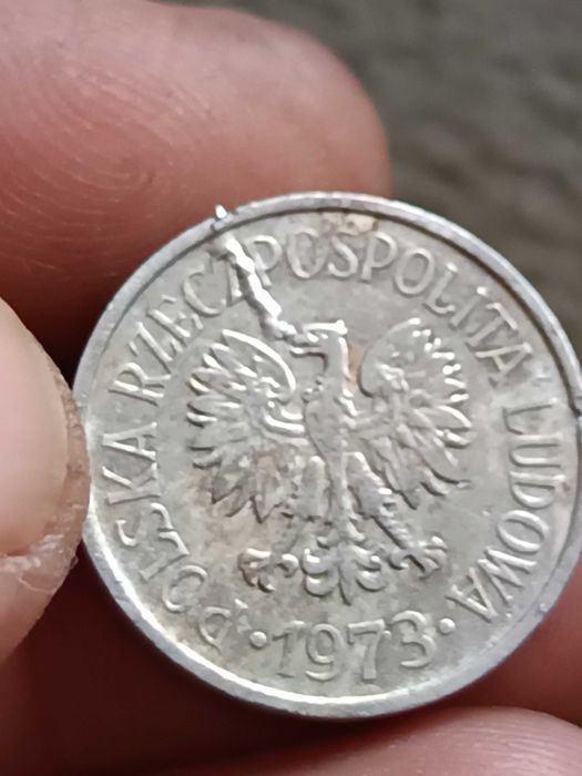 Sprzedam monetę 20 groszy 1973 r nalewka nad głową orła
