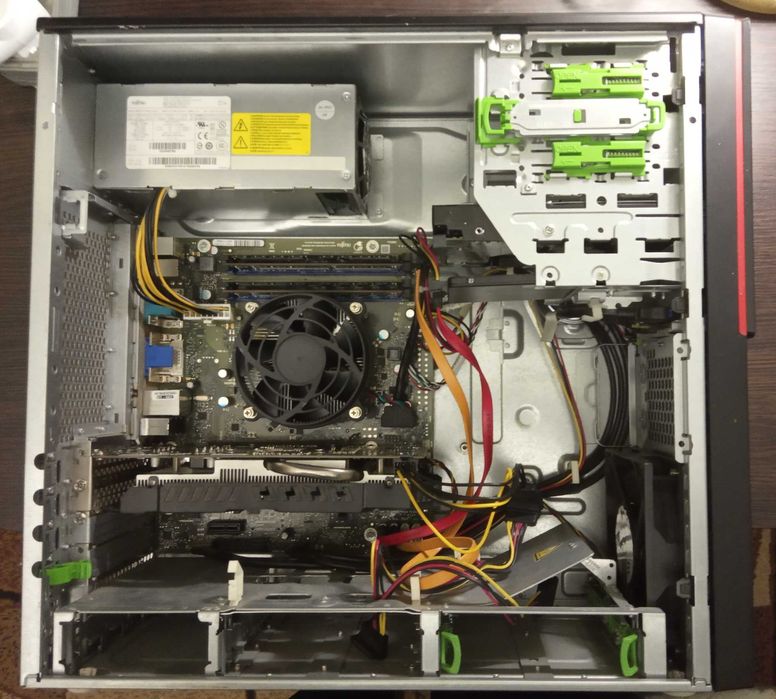 Игровой ПК(Сборка) Fujitsu+Монитор+Клавиатура+Мышь+WiFi за 200$