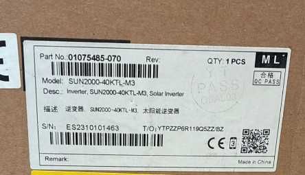 Huawei SUN2000-40KTL-M3 – Inversor Solar Trifásico 40kW