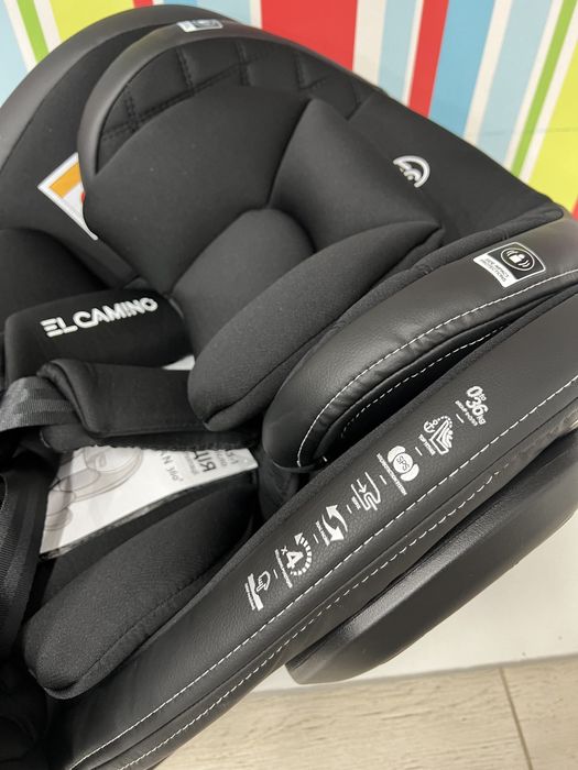 Автокрісло el Camino 0-36кг,крутиться на 360•