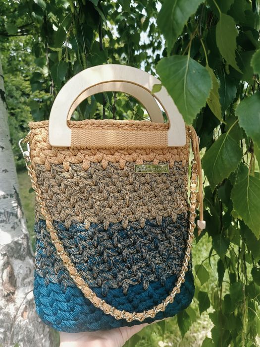Torebka damska na szydełku Handmade