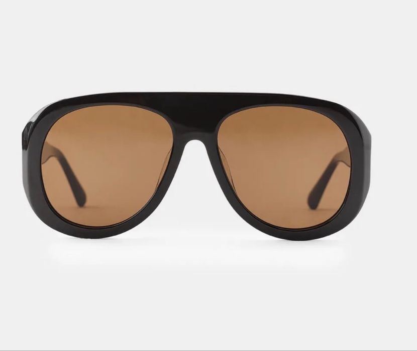 Nowe brazowe okulary zara