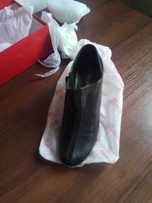 Туфли-боты (кожа)