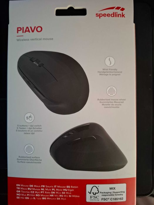 Ergonomiczna mysz SpeedLink PIAVO 2,4GHz