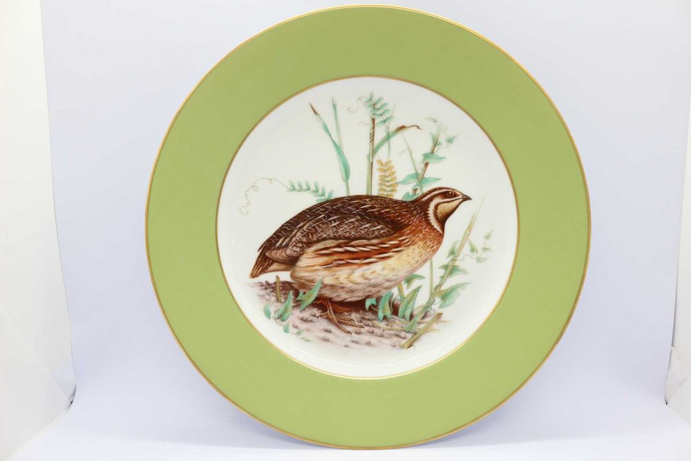 Prato Coleção Aves de Caça Nº 7 Codorniz Edição Limitada 1986/87