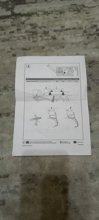 Thule  kit 1599 skoda fabia 2