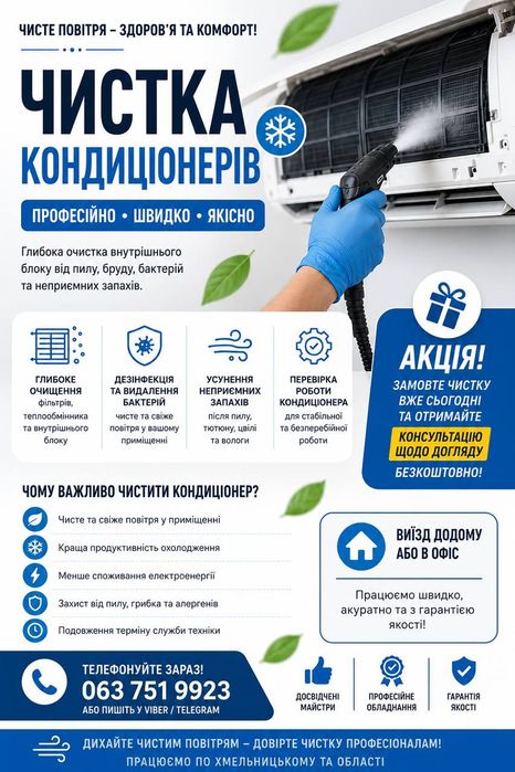 Монтаж, обслуговування кондиціонерів