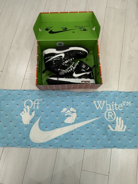 Кросівки nike air force 1 mid off-white sheed