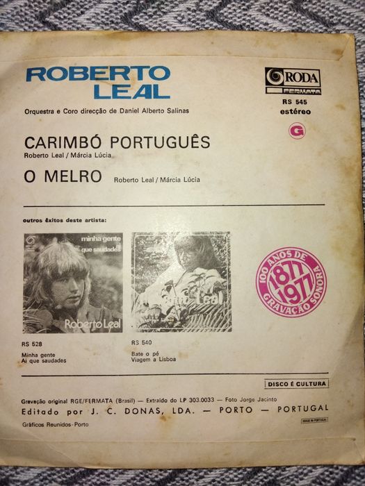 Vinil de Roberto Leal