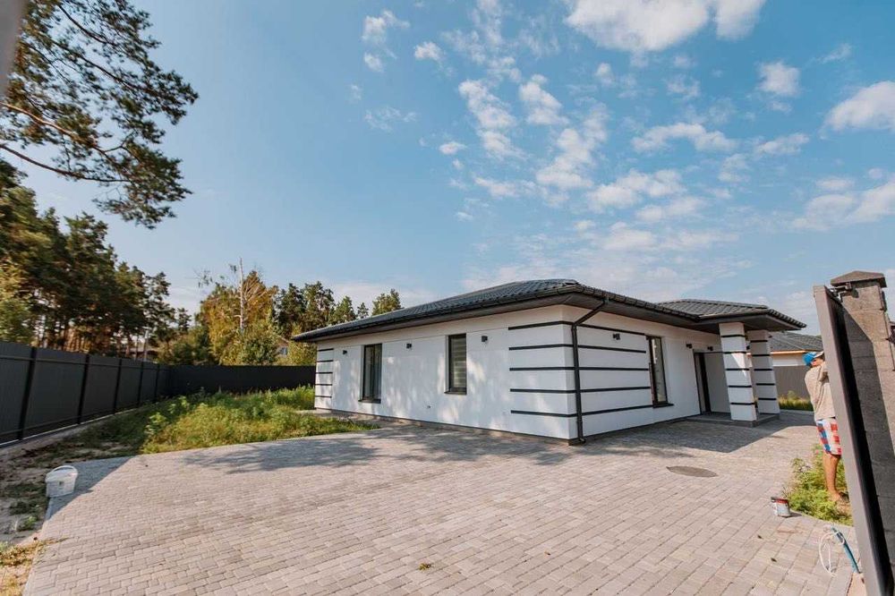 Одноповерховий будинок 100 м², КМ лісова частина Бучі, ГАЗ