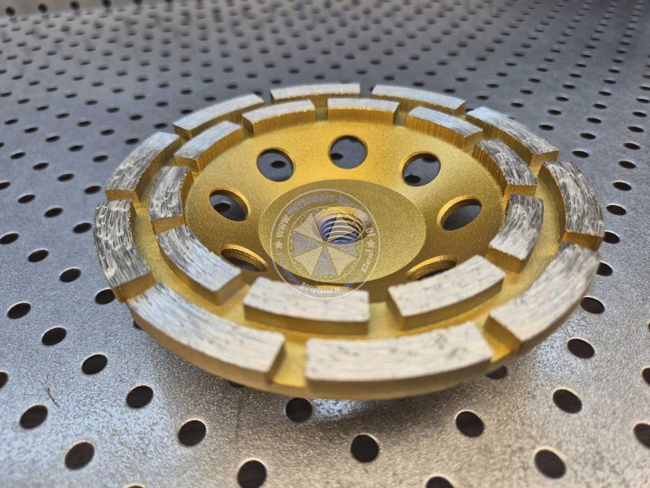 Diamentowa tarcza garnkowa do szlifowania betonu 125mm M14, segmentowa