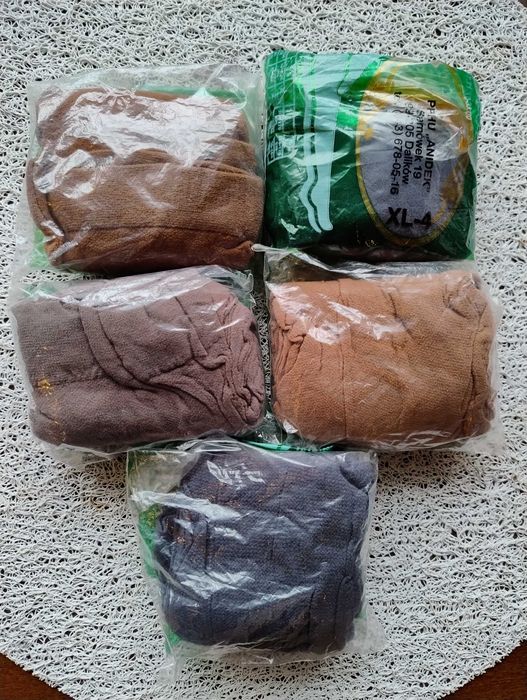 Rajstopy zwykle 20den,Elastil 4-XL,nowe, komplet 5szt