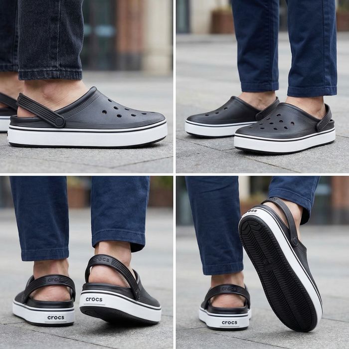 Оригінальні Крокси чоловічі crocs off court 36 37 38 39 40 41 42 43 4