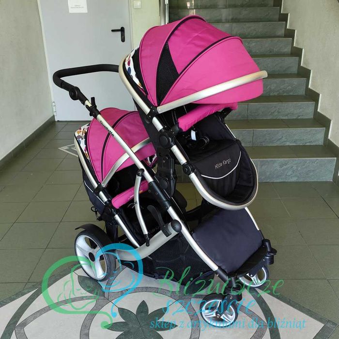 Wózek dla dwójki dzieci KOMIS