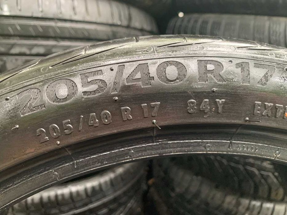 Резина 2 шт. б/у Continental PremiumContact 6 205 40 r17 84Y 4.7 mm колеса шини літні вживане