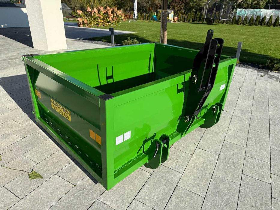 skrzynia transportowa na tył ciągnika tylny TUZ kiper mechaniczny