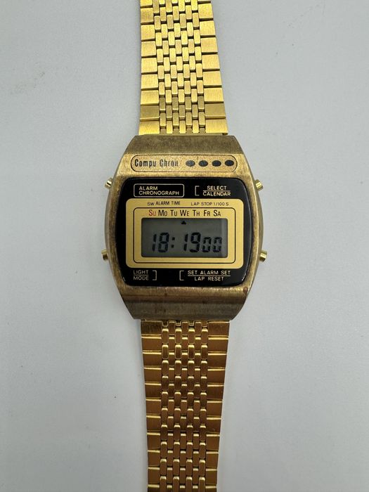 Zegarek Compu Chron Vintage 1980