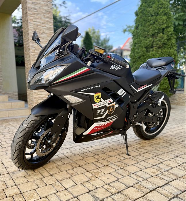 Електробайк Ninja 2990Вт, є розстрочка, гарантія, електромотоцикл, чорний