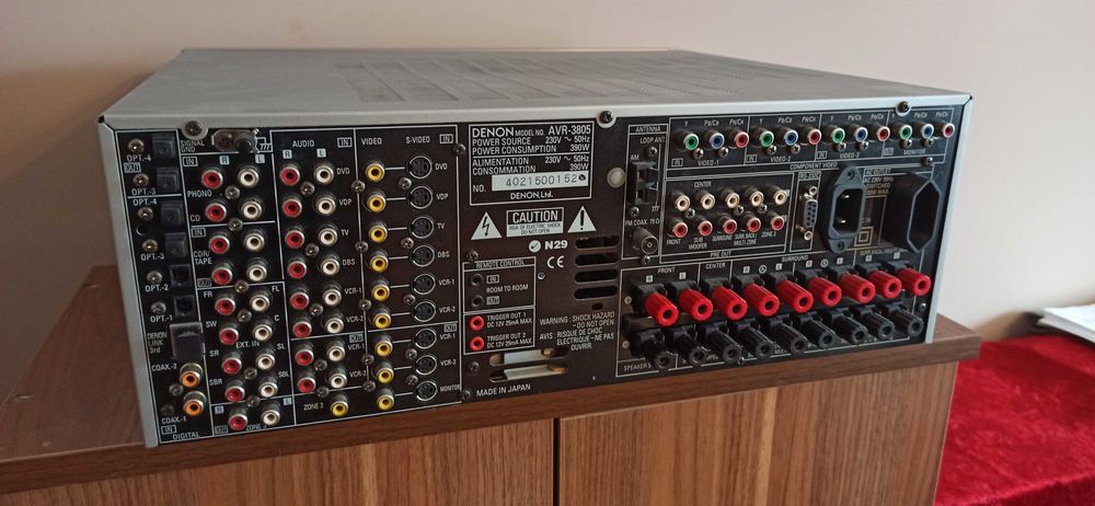 Denon AVR-3805 Wzmacniacz amplituner bluetooth + pilot