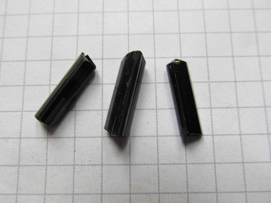 Czarne Turmaliny - zestaw 3 szt. # C