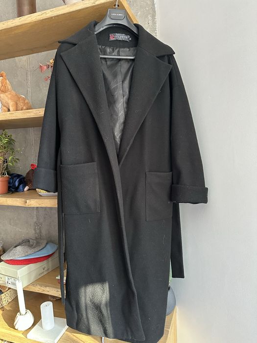 Пальто чорне демісезон жіноче