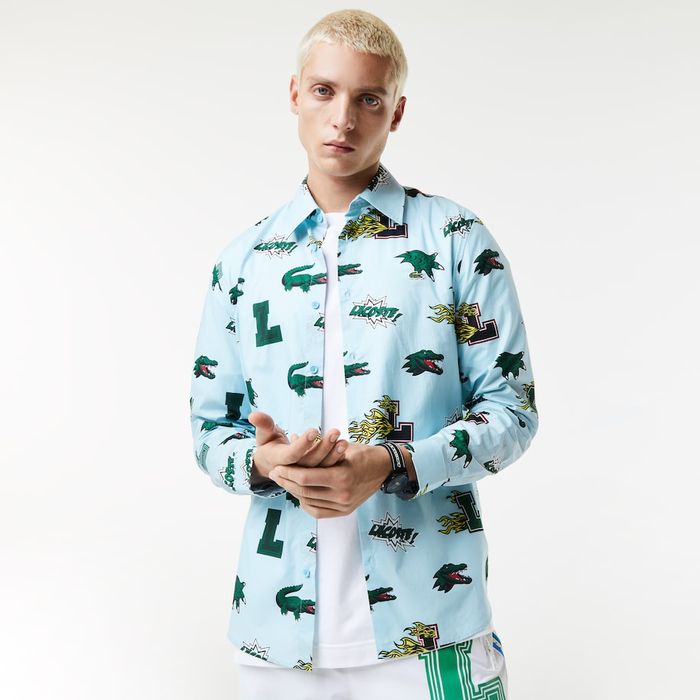 Koszula regular fit pop-art Lacoste XXL