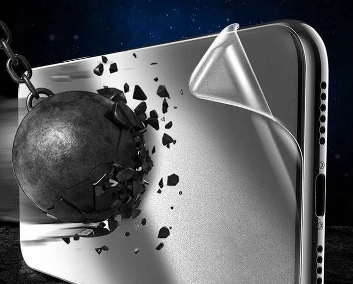 Szkło hybrydowe Folia Matowa Apple iPhone XR XS Max Montaż Gratis Wwa