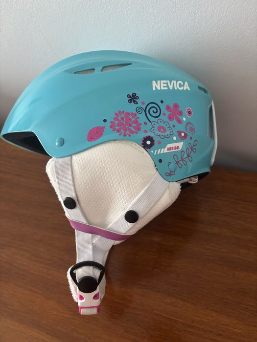 Kask narciarski dla dziewczynki Nevica S 50/54 xm + google Uvex
