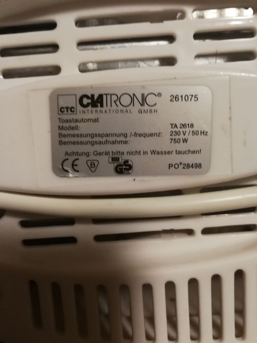 Тостер Clatronic для хлеба