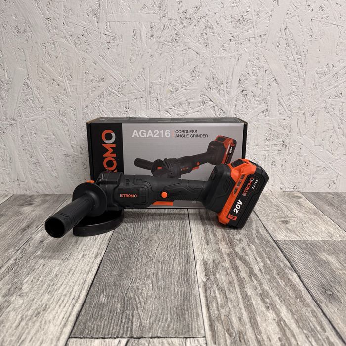 Акумуляторна болгарка Stromo AGA-216 (20V, 4Ah, з АКБ)