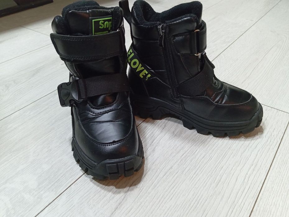 Зимові чобітки на дівчинку 32 розмір