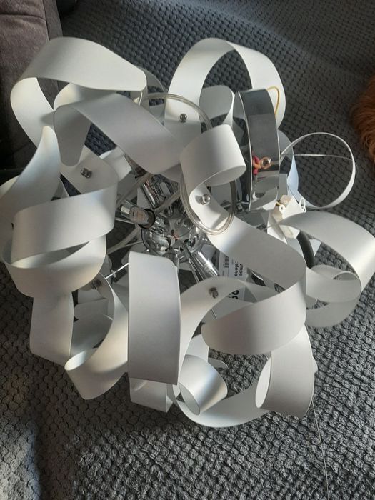 Żyrandol lampa 9 led cieple