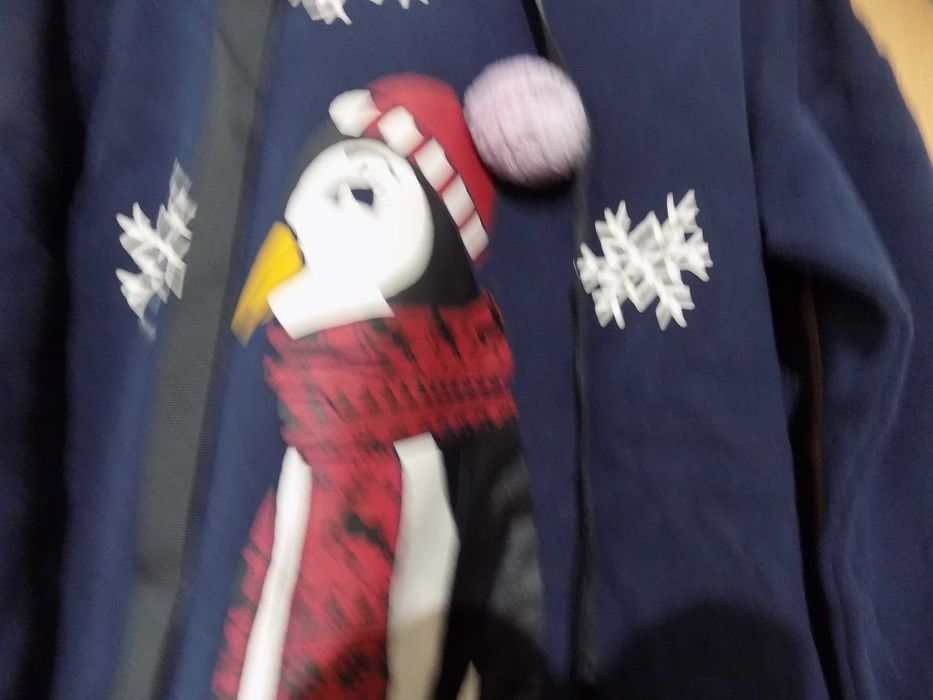 Bluza granatowa z kapturem