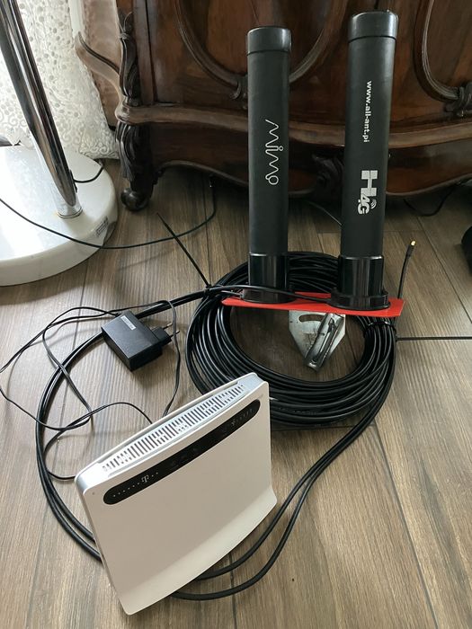 Antena LTE 4G MIMO DUAL + router gratis