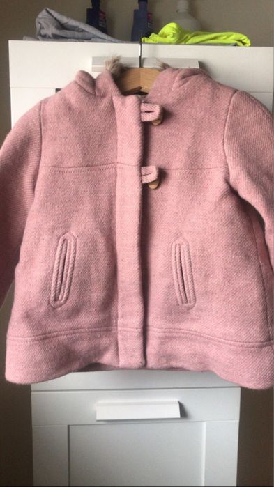 Canadiana Zara rosa com pelo