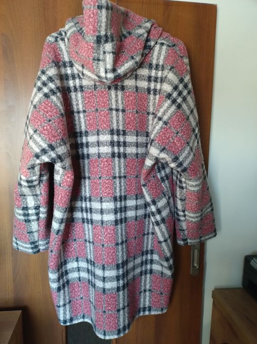 Płaszcz z bukli Oversize  rozmiar 52/54