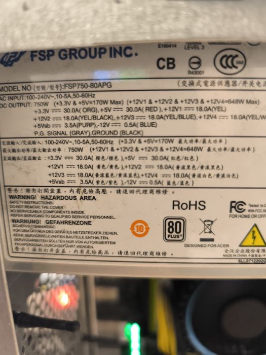 Komputer pc stacjonarny