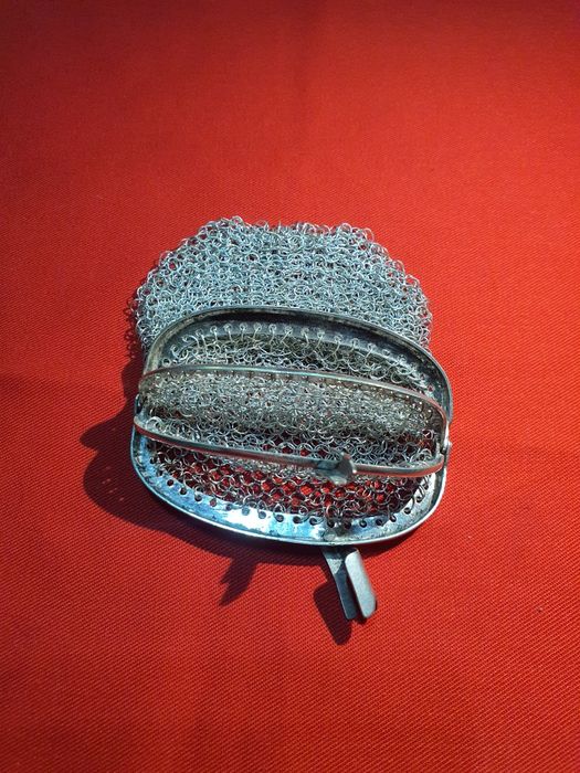 Bolsa porta moedas em prata