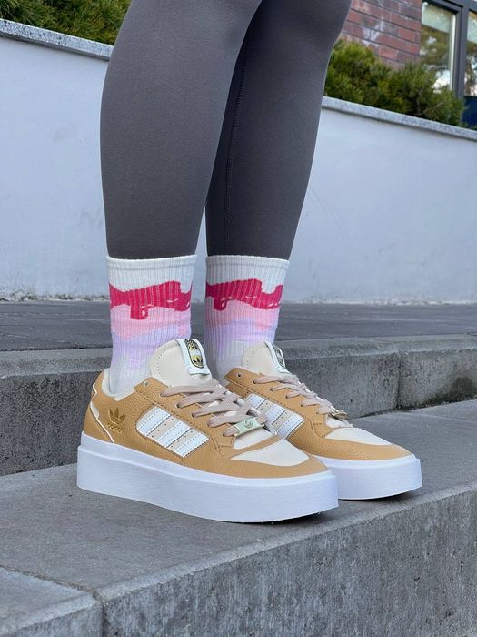 Кросівки Кроссовки Adidas Forum Bonega Beige Бежевый Бежевий Кросовки повсякденні