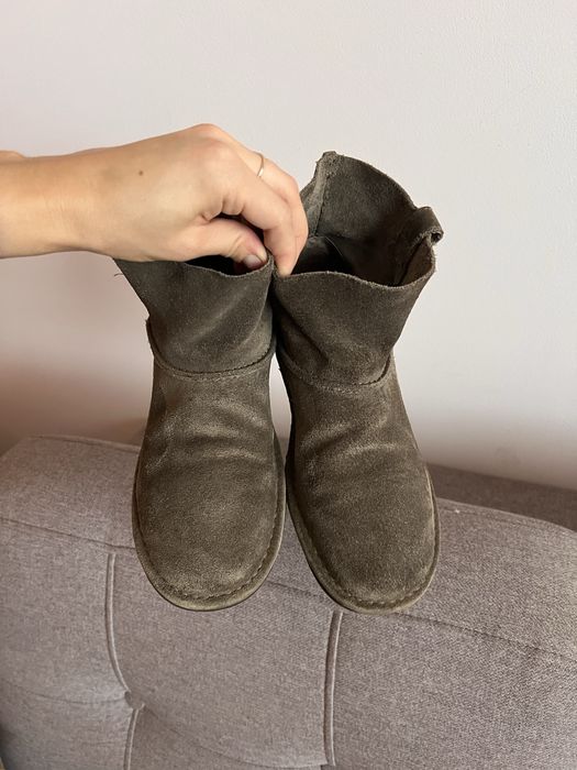 Ugg Classic unlined mini 37 skórzane skóra zamsz