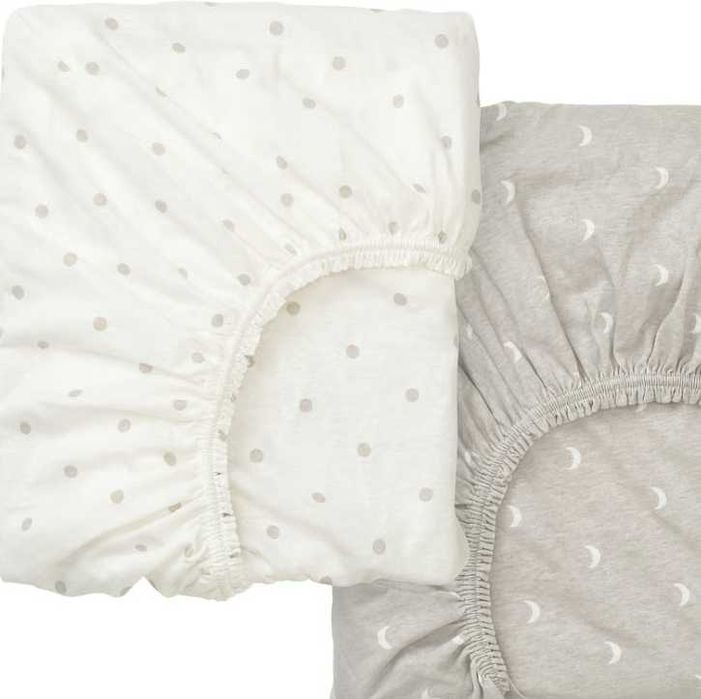 Berço IKEA, Gulliver, com colchão e roupa de cama, usado