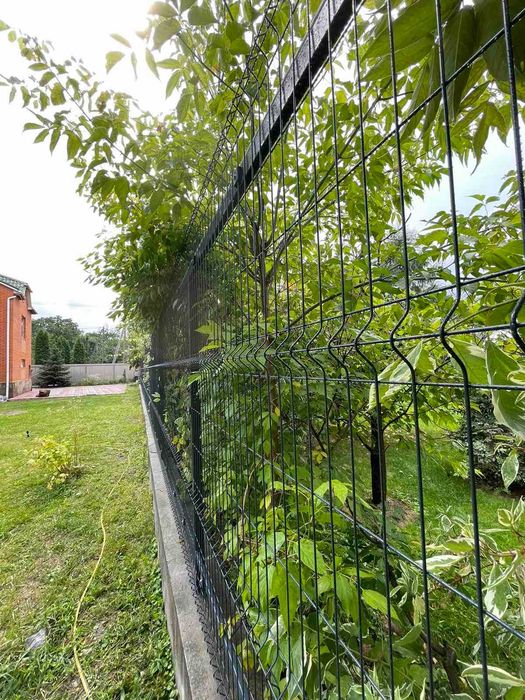Сетка секция метал забор 3d ворота ограждение калитка.Установка: 76 грн ...