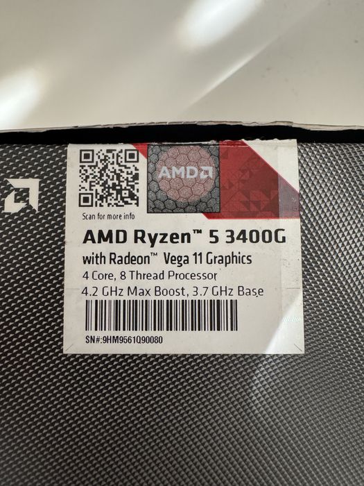 AMD Ryzen 5 3400G
