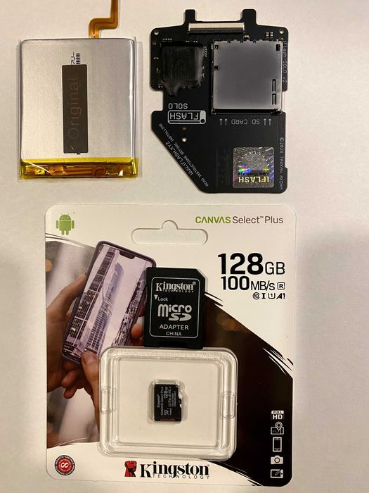 Apple iPod Classic 6th geração - Modificados com IFlash Solo 128GB Micro sd - bateria nova.