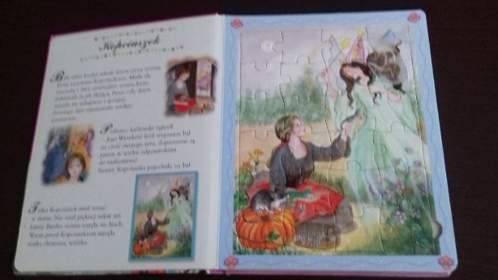 Książka Wróżki Puzzle układanka Bajki