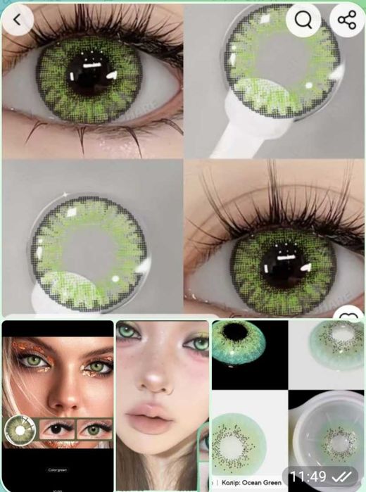 Контактні лінзи без діоптрій для зміни кольору очей.