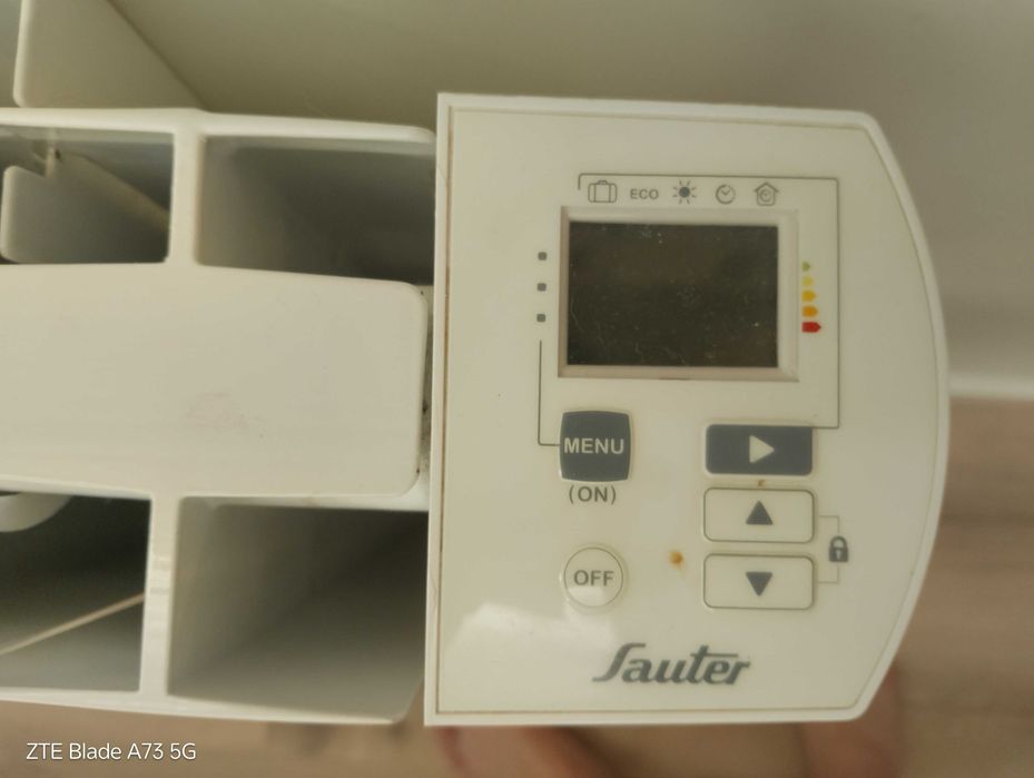 Radiadores elétricos Sauter com termóstato digital (lote de 4)