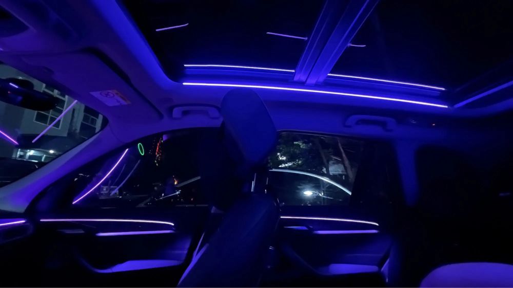 Панорамное Ambient освещение, подсветка люка на все марки авто